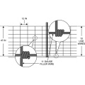 Hot Dipped Galvanized Fixed Knot Steel Wire Mesh Farm Fence